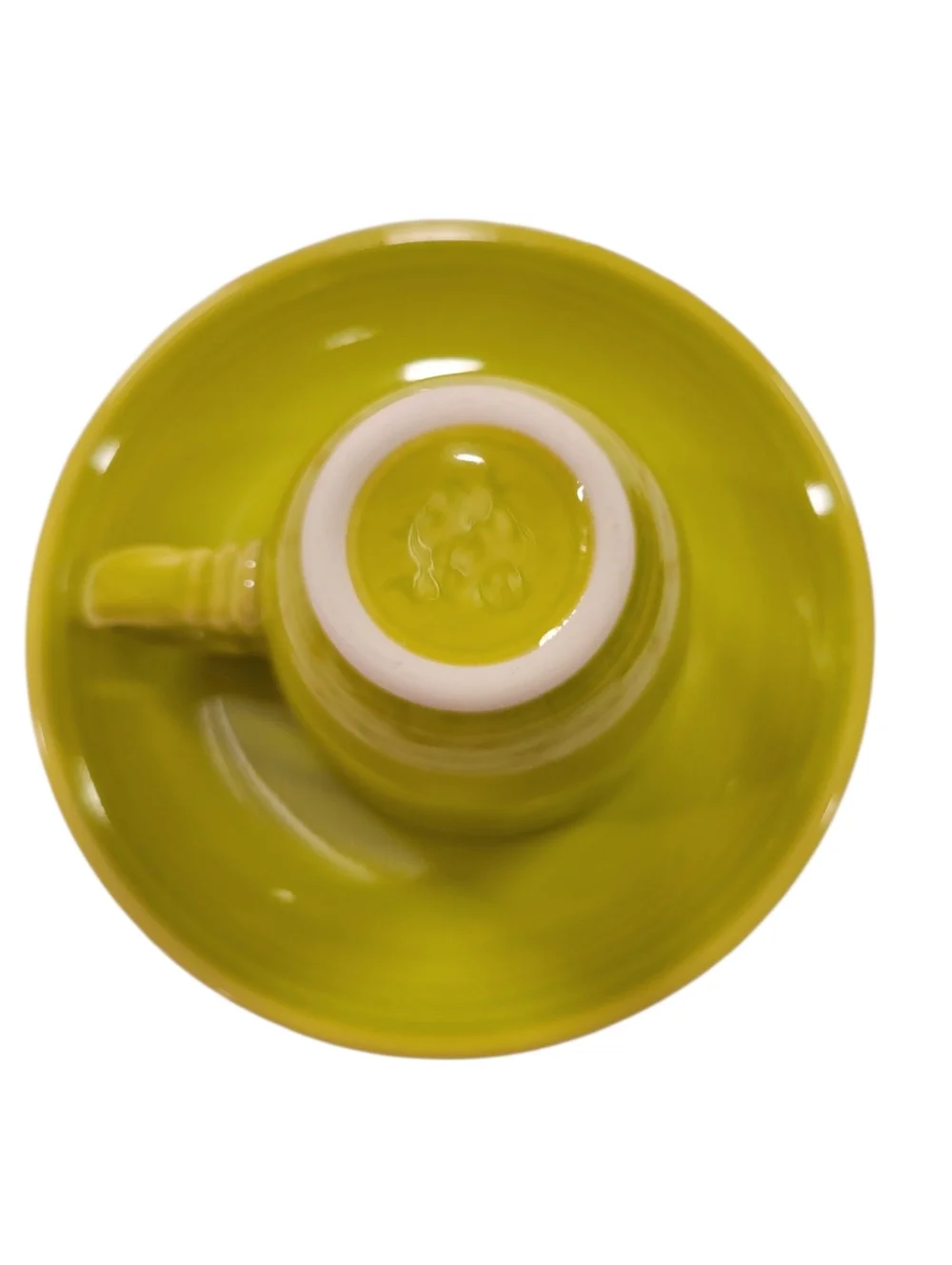 Fiesta® Lemongrass Demitasse Cup & Saucer Set Espresso Fiestaware HLC USA